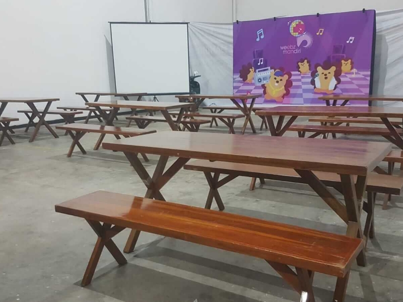 , sewa meja