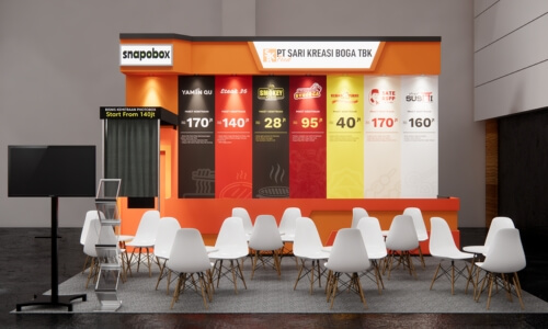 , Harga Paket Booth 40-60 Juta