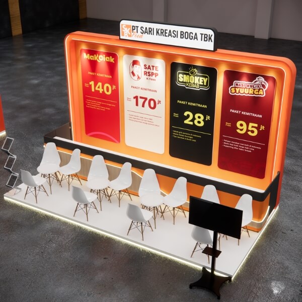 booth pameran, Sewa Booth Pameran