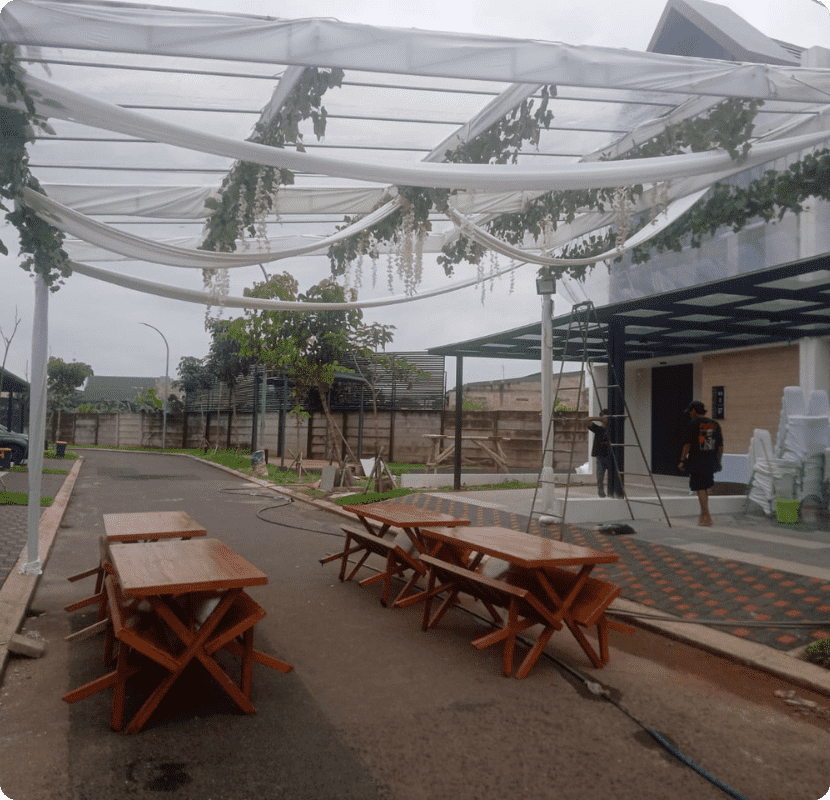 Katalog dan price list sewa tenda transparan Kreasi Ukasah