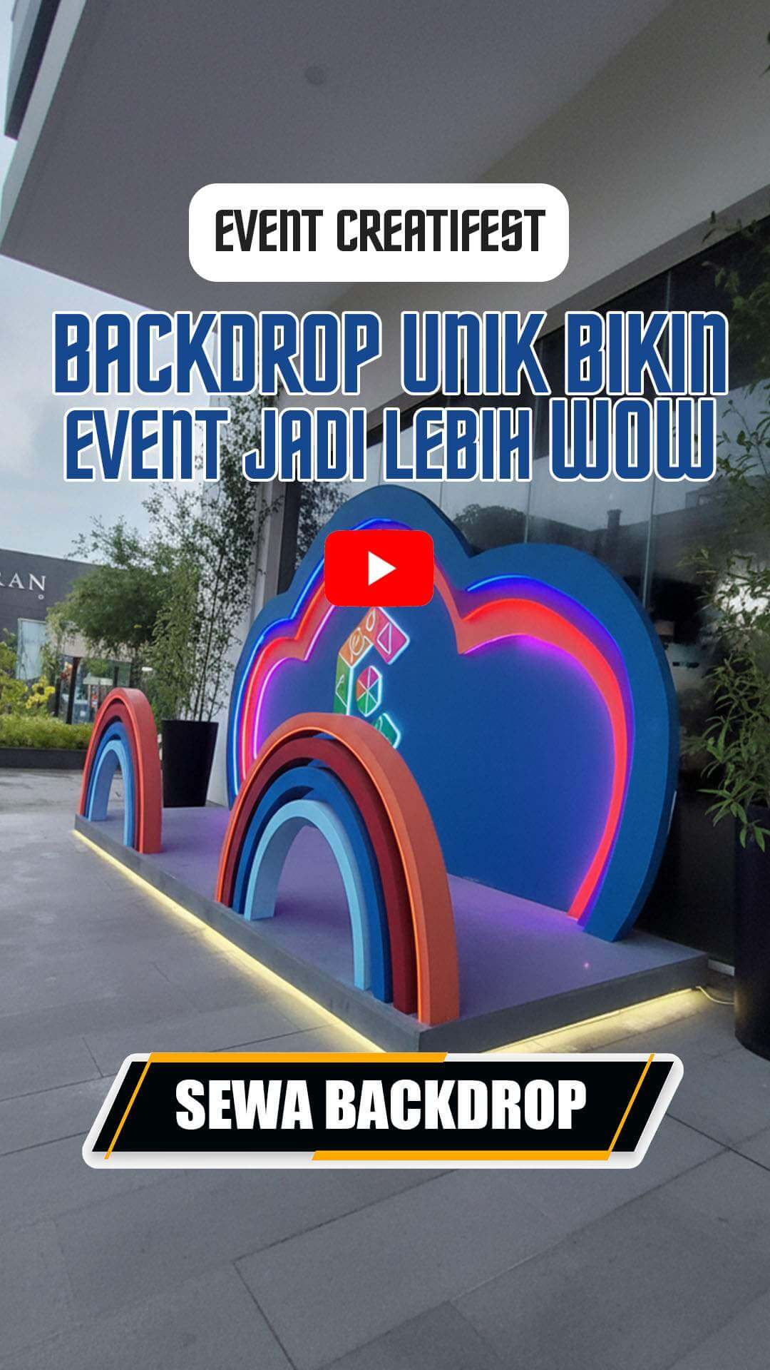 Jasa Sewa Backdrop, Sewa Backdrop