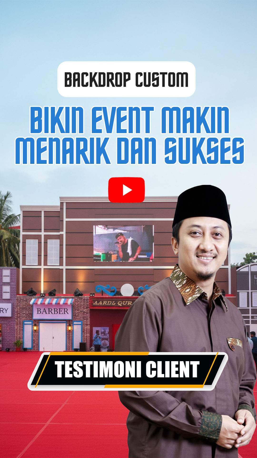 Jasa Sewa Backdrop, Sewa Backdrop