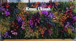 Backdrop Tanaman Bunga