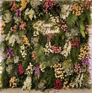 Backdrop Tanaman Bunga