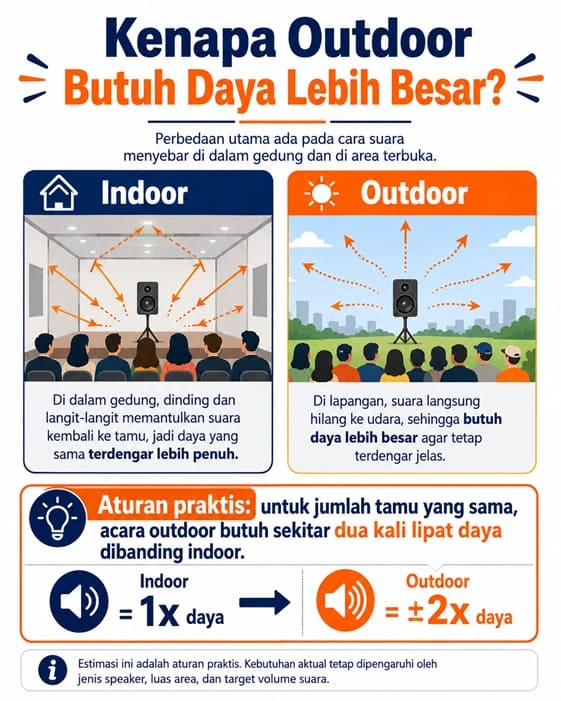 kenapa sound system di outdoor