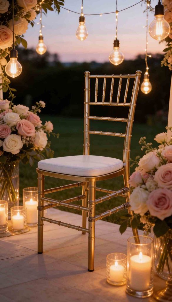 Kursi Tiffany untuk wedding dan acara di Bandung