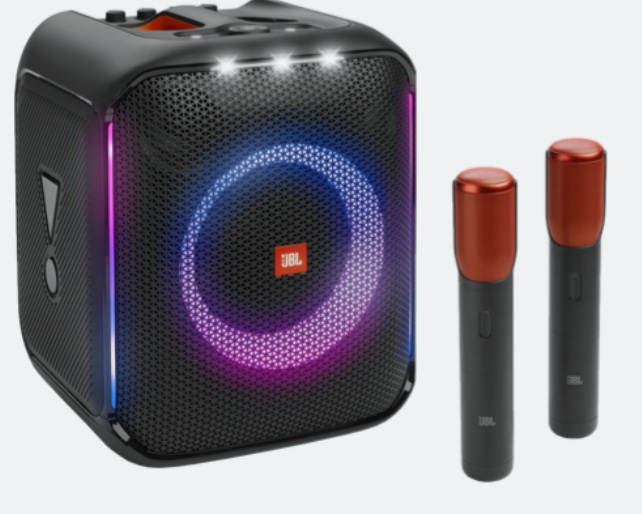 Sewa sound portable JBL PartyBox Encore dengan mic wireless - Kreasi Ukasah